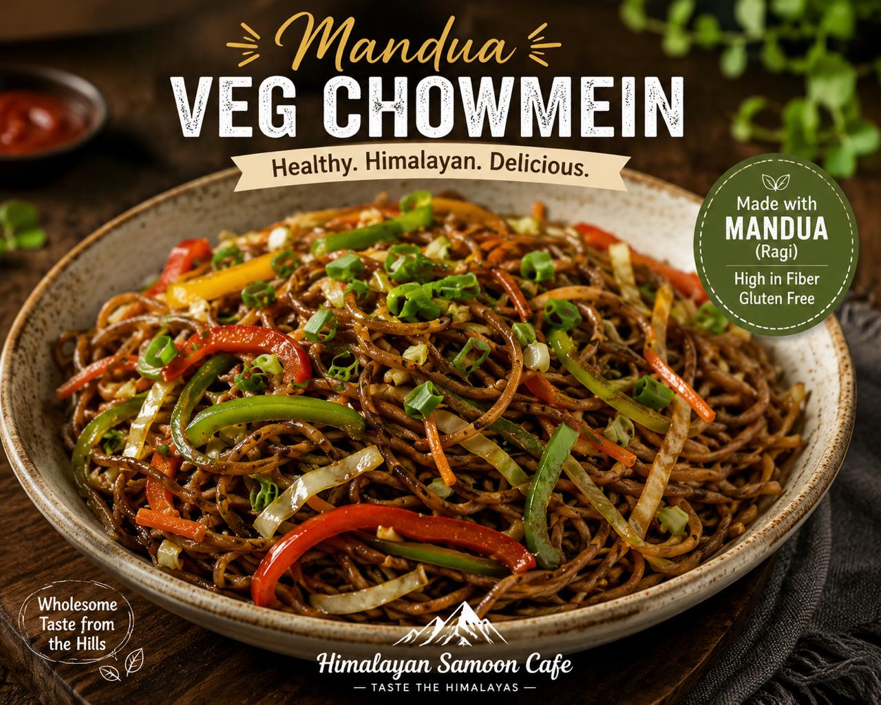 Mandua Chowmein at Himalayan Samoon